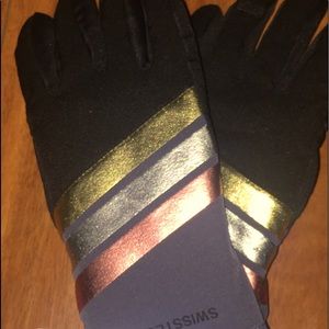 Girls’ Foil Winter Ski Gloves from Swiss Tech